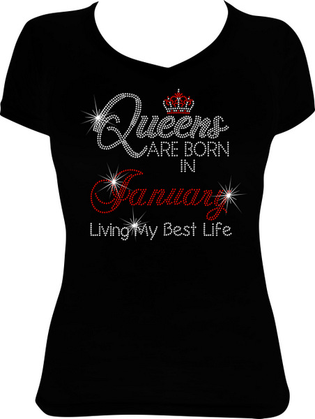 Queens are Born in January Living