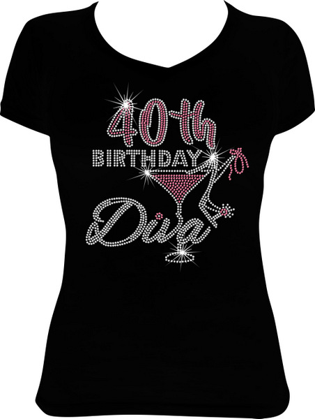 40th Birthday Diva Martini