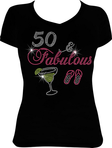 50 and Fabulous Margarita Flip Flop