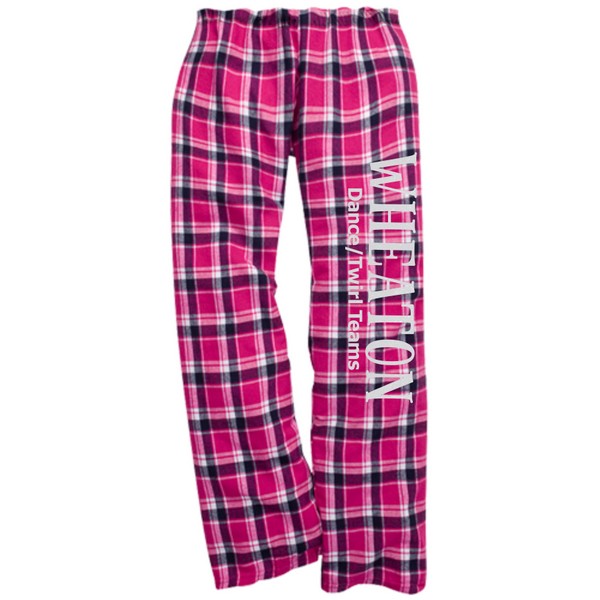 Wheaton Dance Plaid Pink Pajama Pants